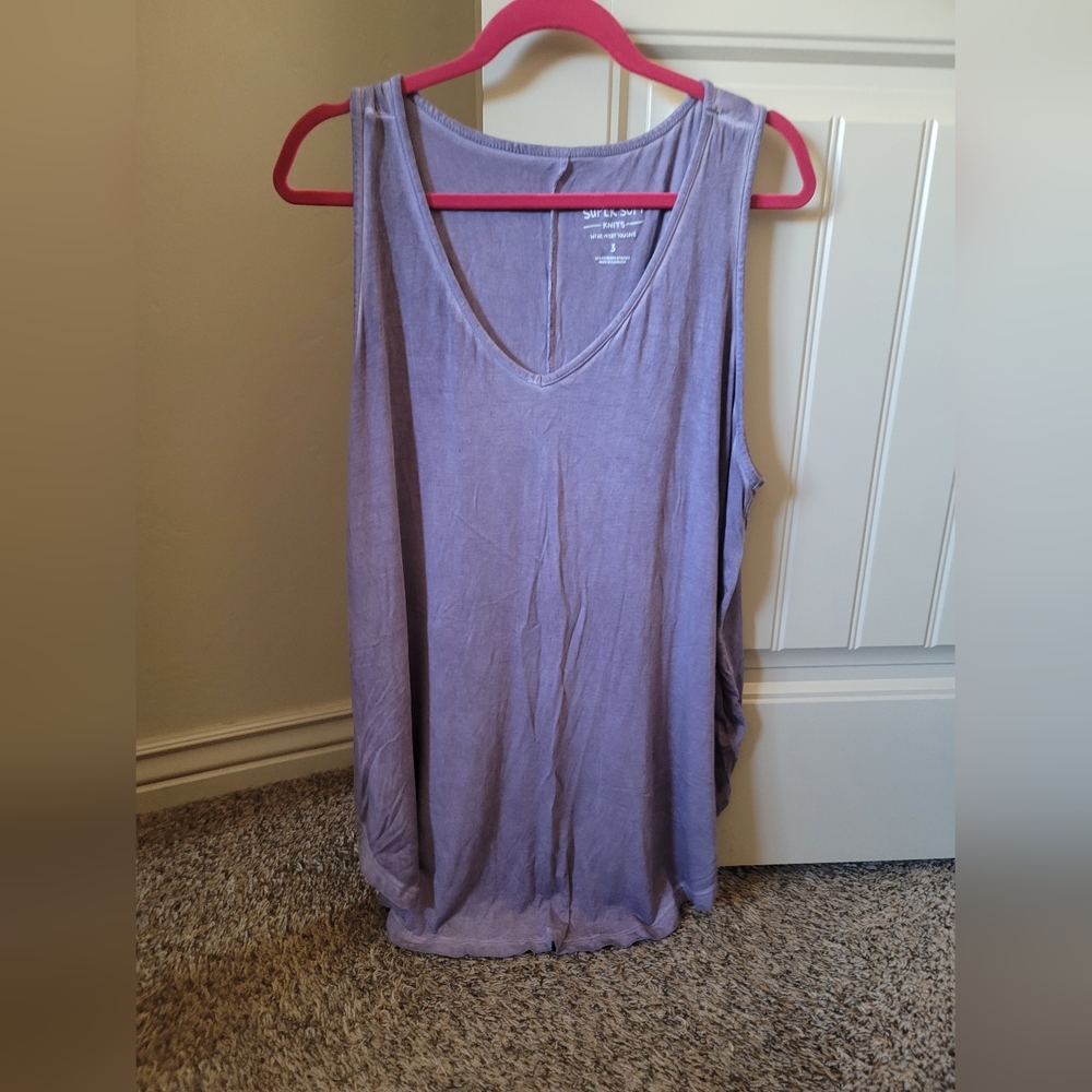 Soft light purple tank top from Torrid